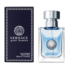 Versace Pour Home Men EDT bottle close-up, long-lasting everyday fragrance.