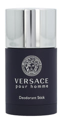 Versace Pour Homme deodorant stick label displaying signature scent profile