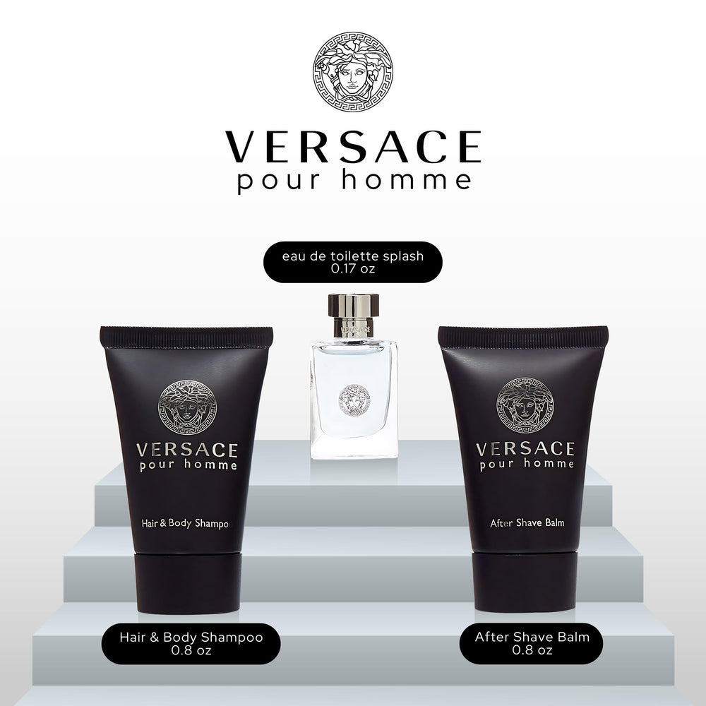 Versace Pour Homme hair and body shampoo mini tube for travel