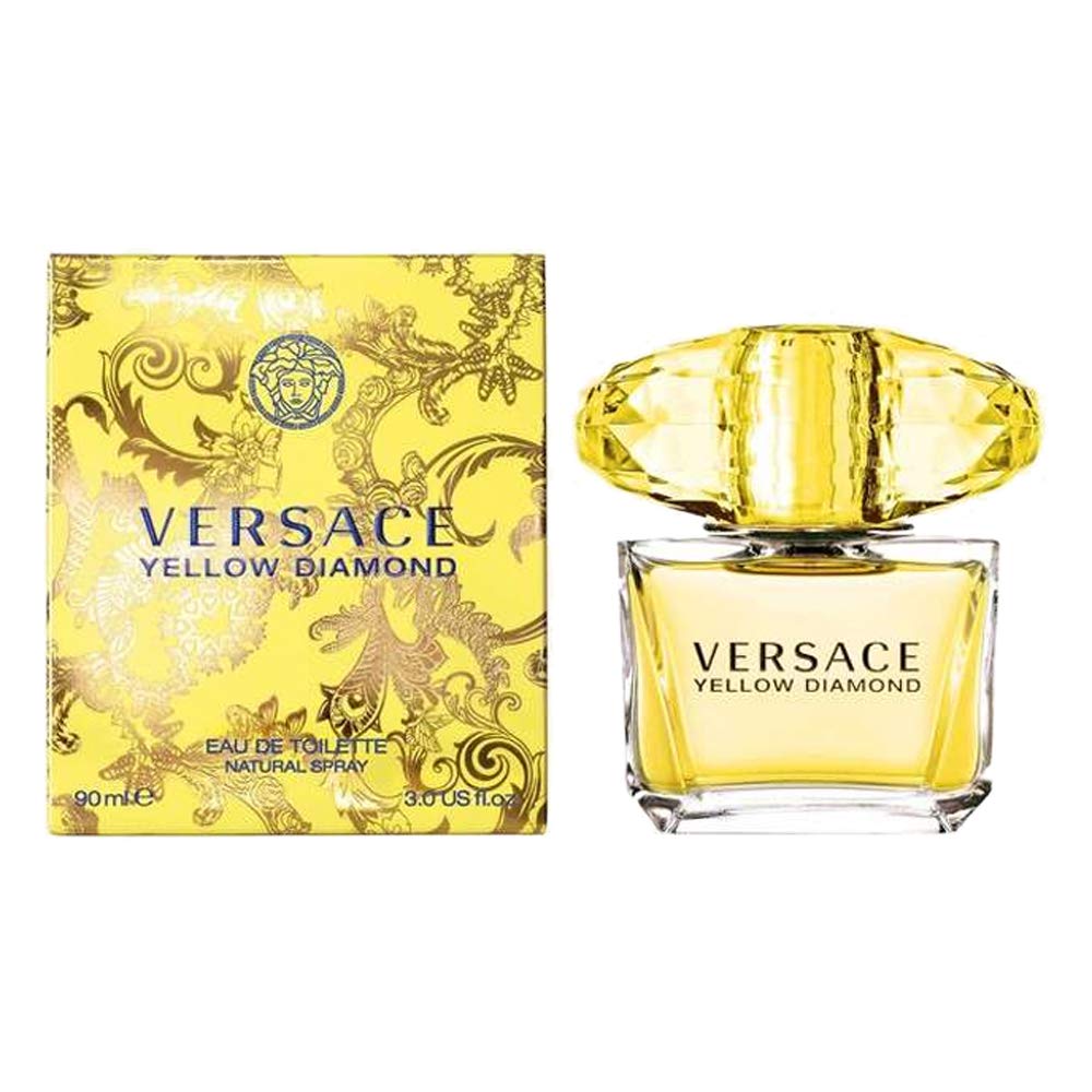Versace Women Yellow Diamond EDT spray bottle for everyday wear and special occasions.