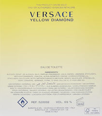 Versace Yellow Diamond sprayer action enables smooth, even fragrance distribution