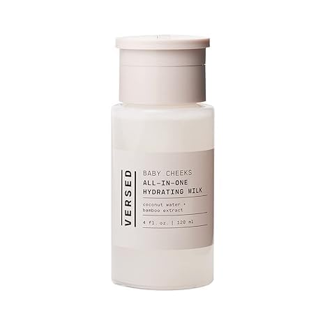 Versed Baby Cheeks toner ingredients closeup bamboo and algae for nourished skin