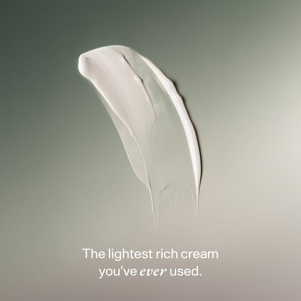 Versed Daily Recovery Rich Barrier Cream packaging closeup shows minimalist branding and cap protection.