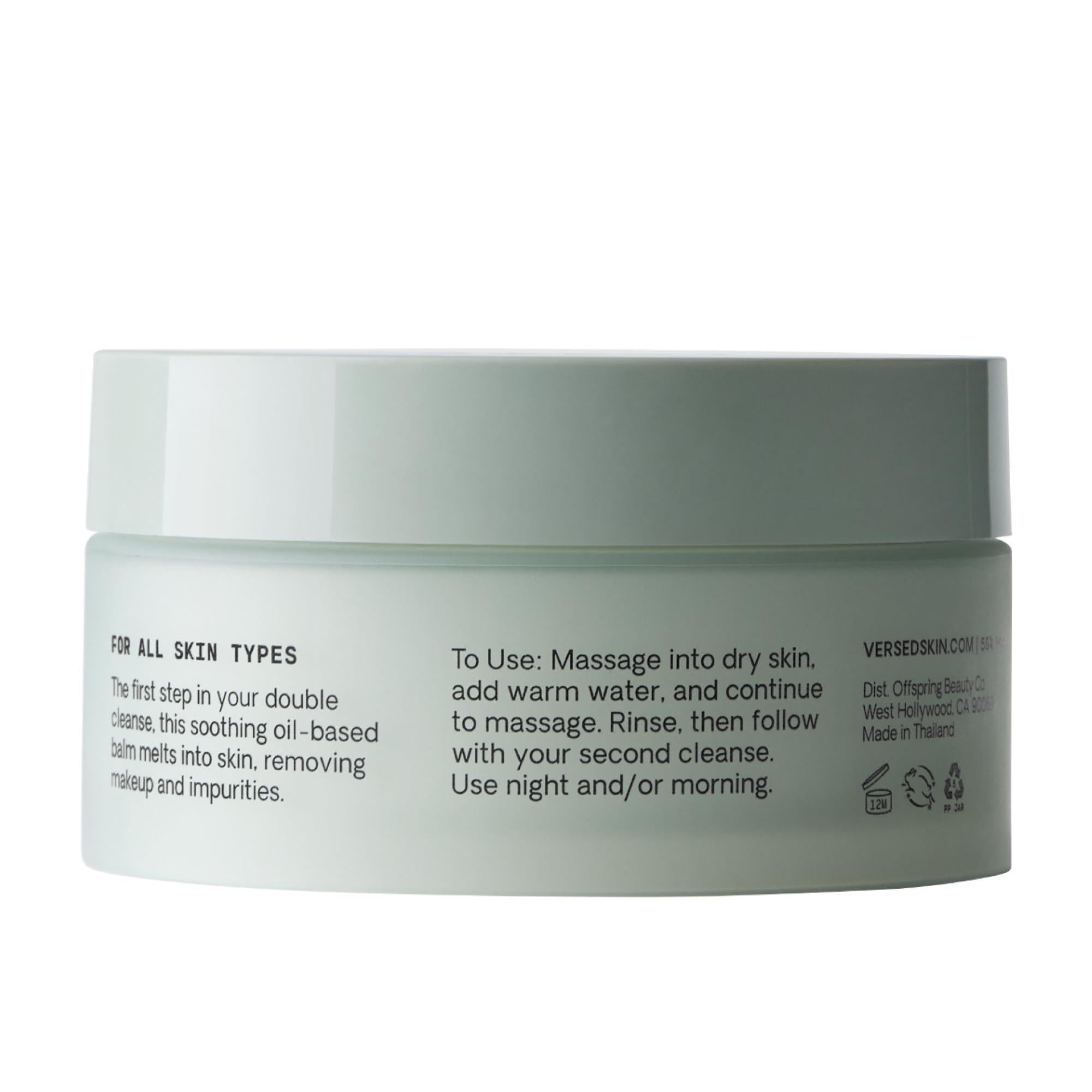 Versed Day Dissolve packaging on shelf signaling a simple at-home spa ritual