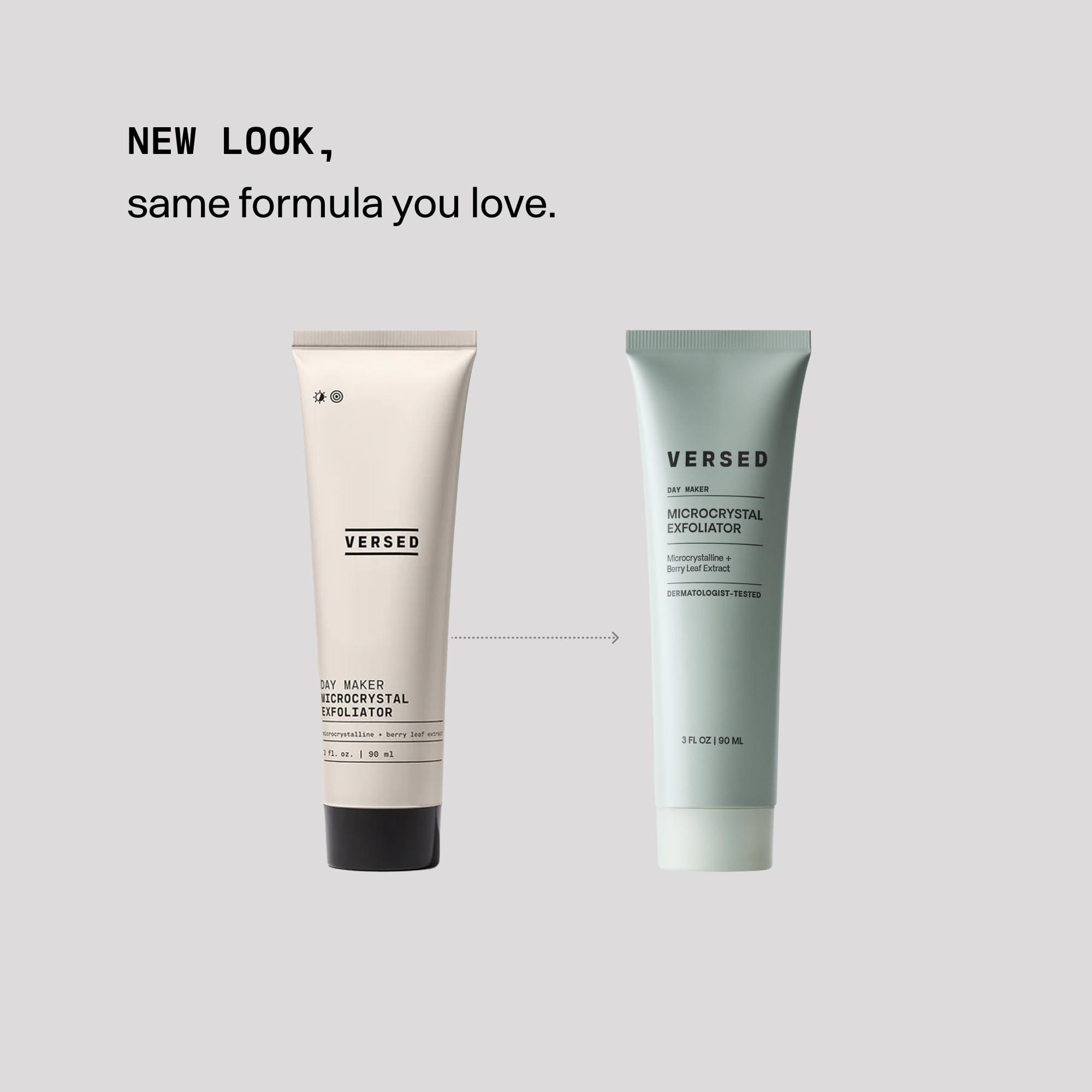Versed Day Maker with black currant and raspberry leaf extracts for balanced skin.
