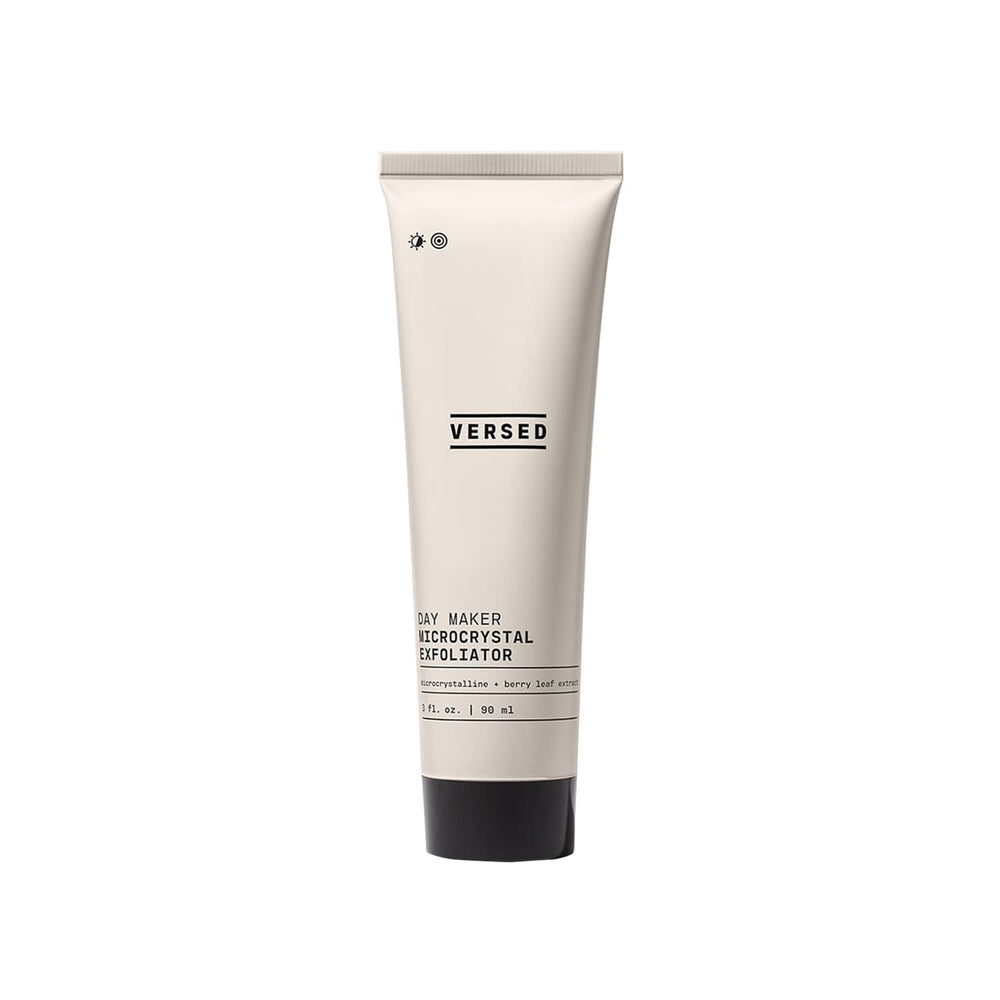 Versed Day Maker exfoliating cleanser cream closeup showing creamy texture for smoother skin
