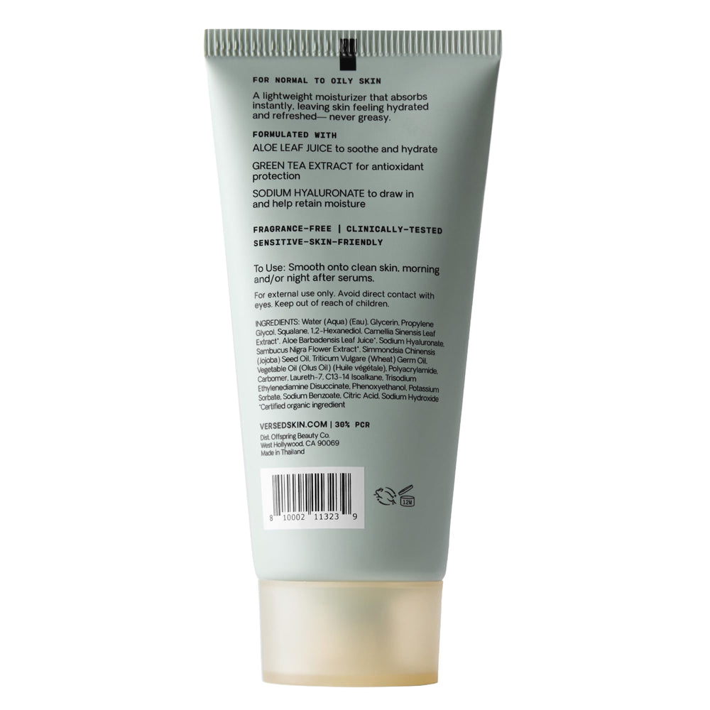 Close-up of Versed Dew Point gel finishing with a refreshing feel.