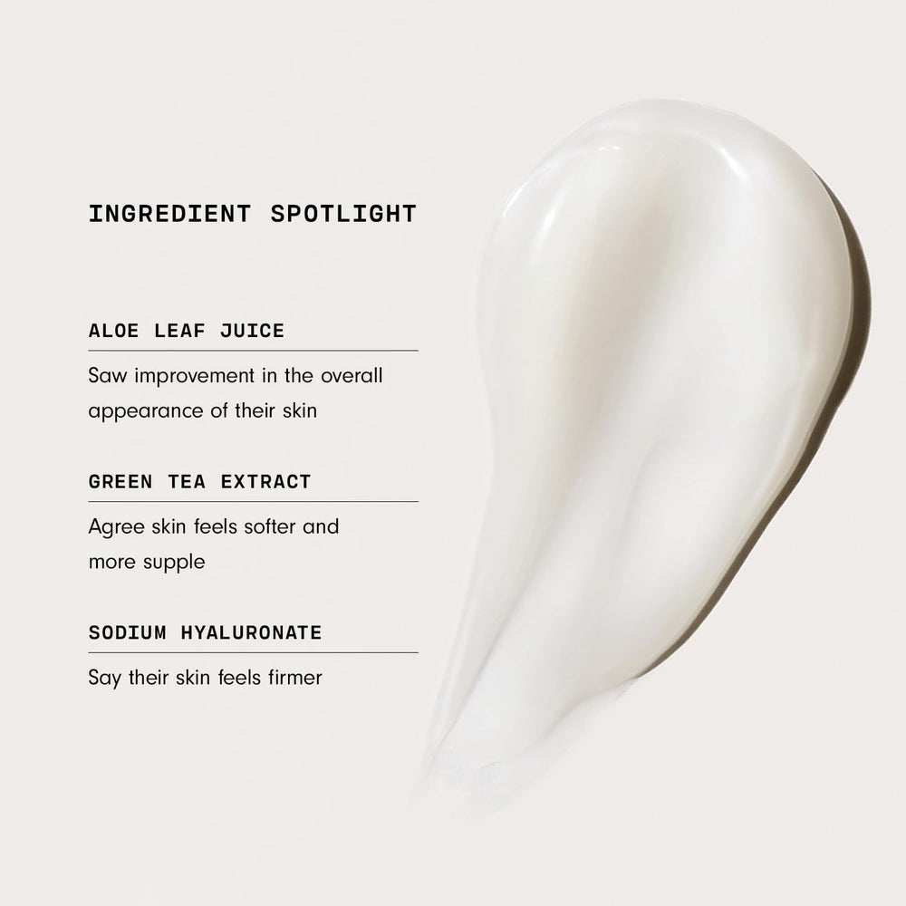Versed Dew Point Gel Moisturizer pump dispense enables clean application
