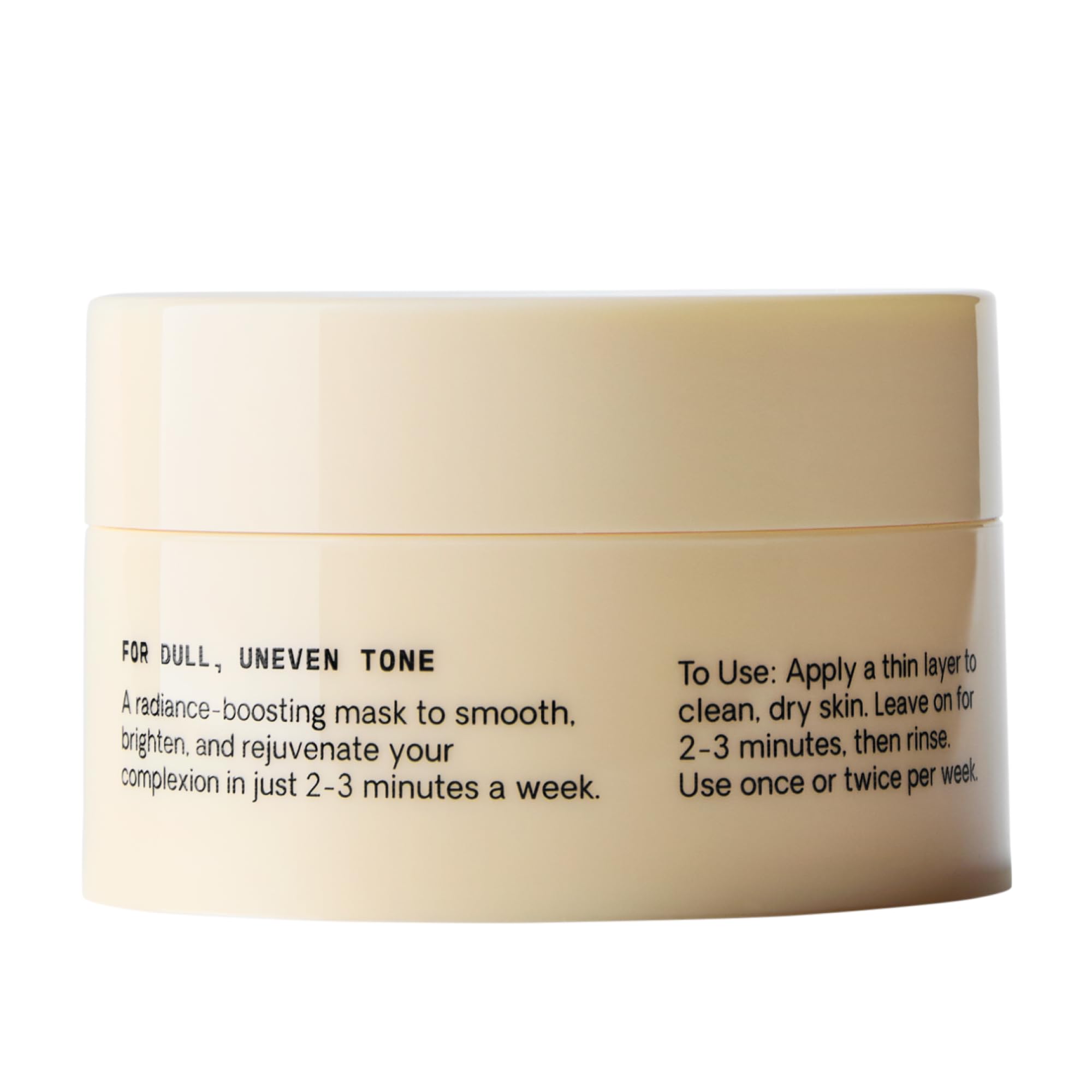 Versed Doctor's Visit mask post-use glow on skin suggests brighter tone.