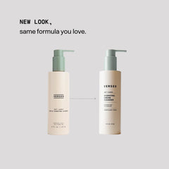 Versed Gentle Hydrating Cleanser dispensing pump shown for easy daily use.