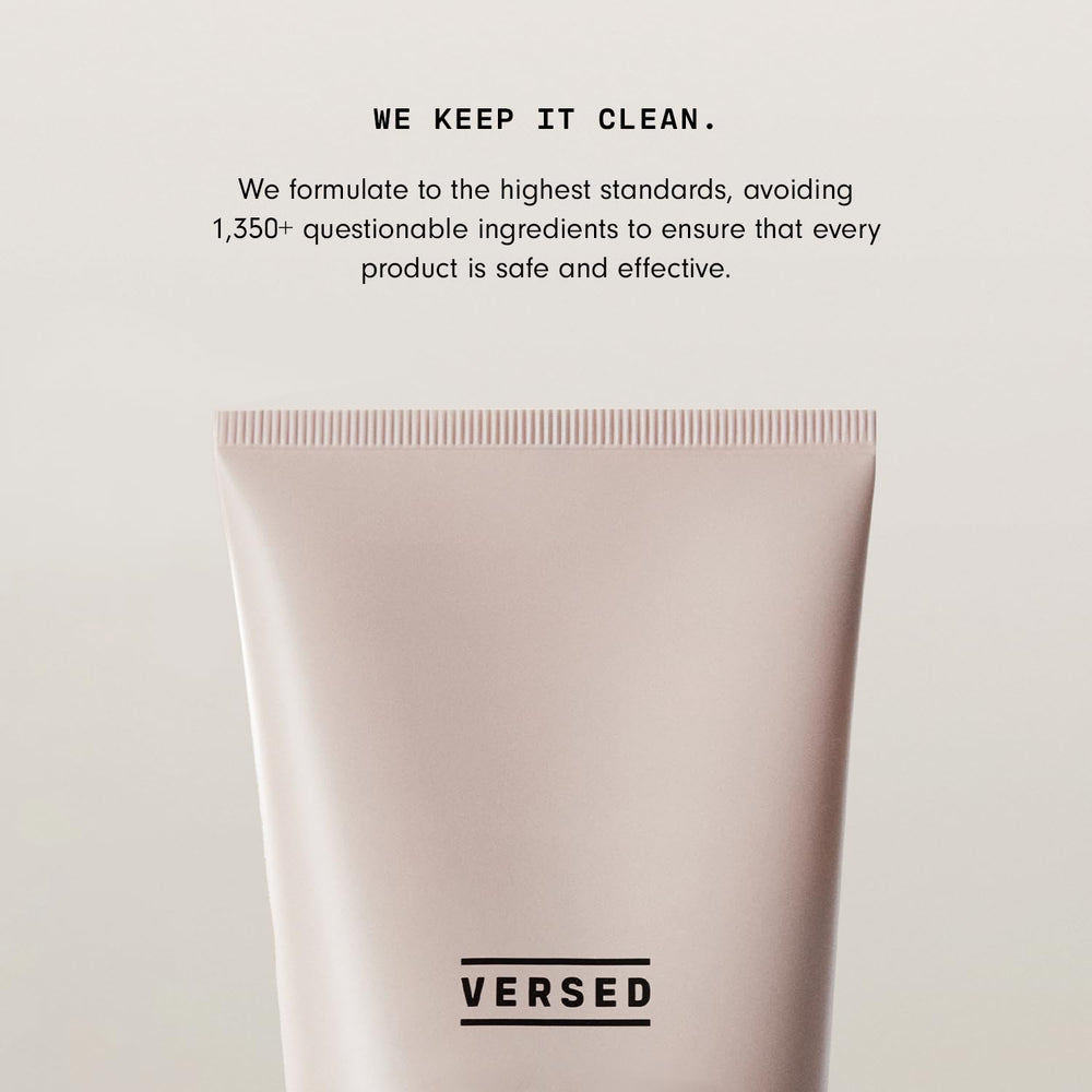 Versed Press Restart photographed for a nightly skincare routine.