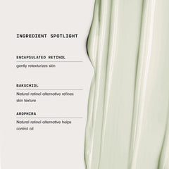 Versed Press Restart serum pump dispense captured for easy nightly application