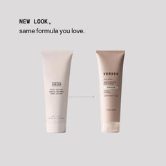 Versed Press Restart Retinol Body Lotion texture close-up reveals smooth, non-greasy finish.