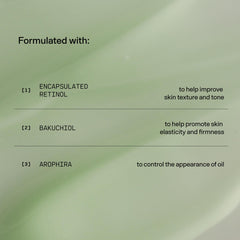 Versed Press Restart serum texture swatch demonstrates creamy consistency for easy layering.
