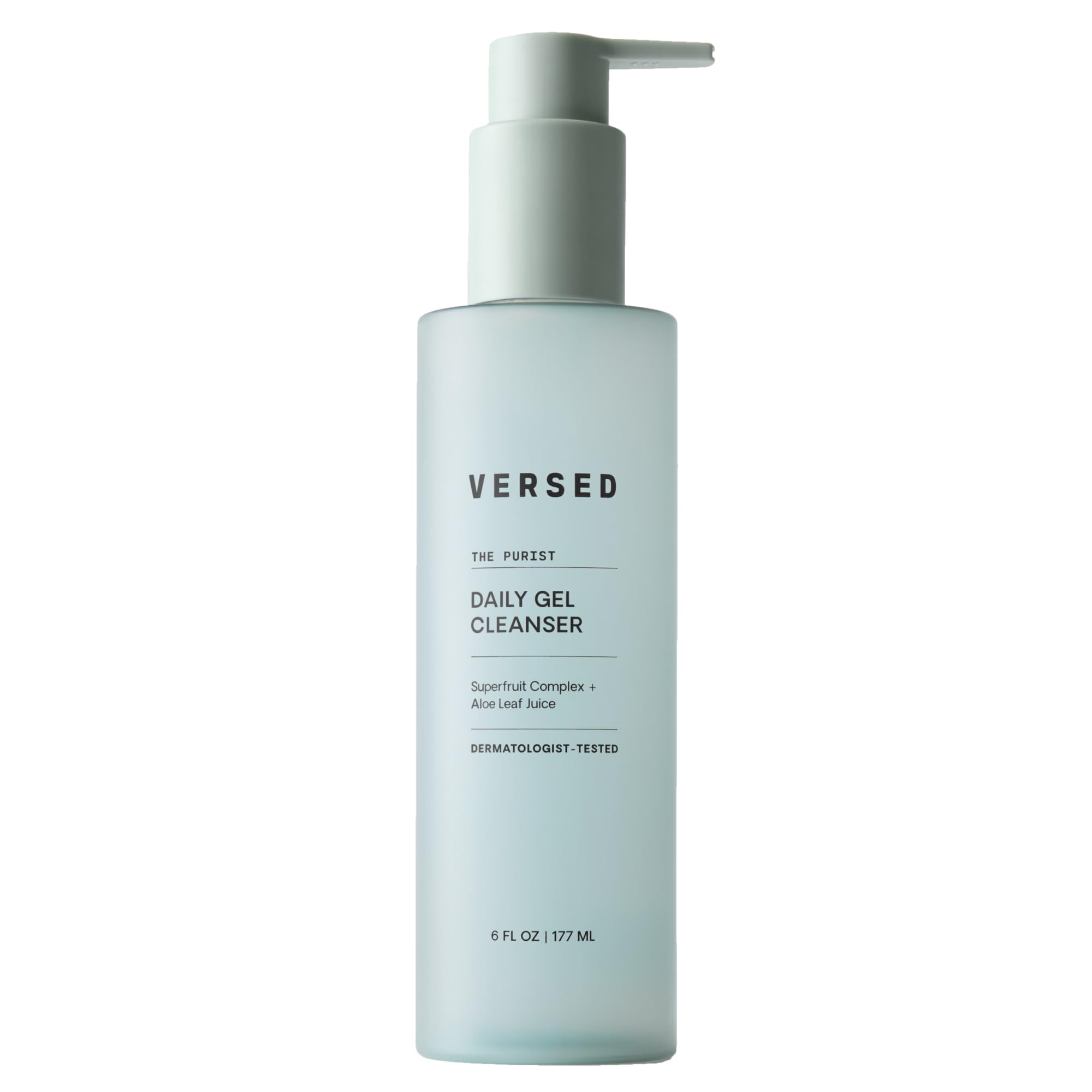 Versed Purist cleanser bottle for a gentle daily antioxidant cleanse