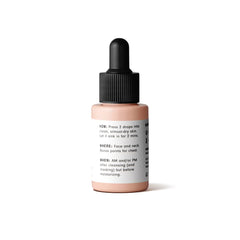 Versed Stroke of Brilliance Serum being applied to clean skin before moisturizer.