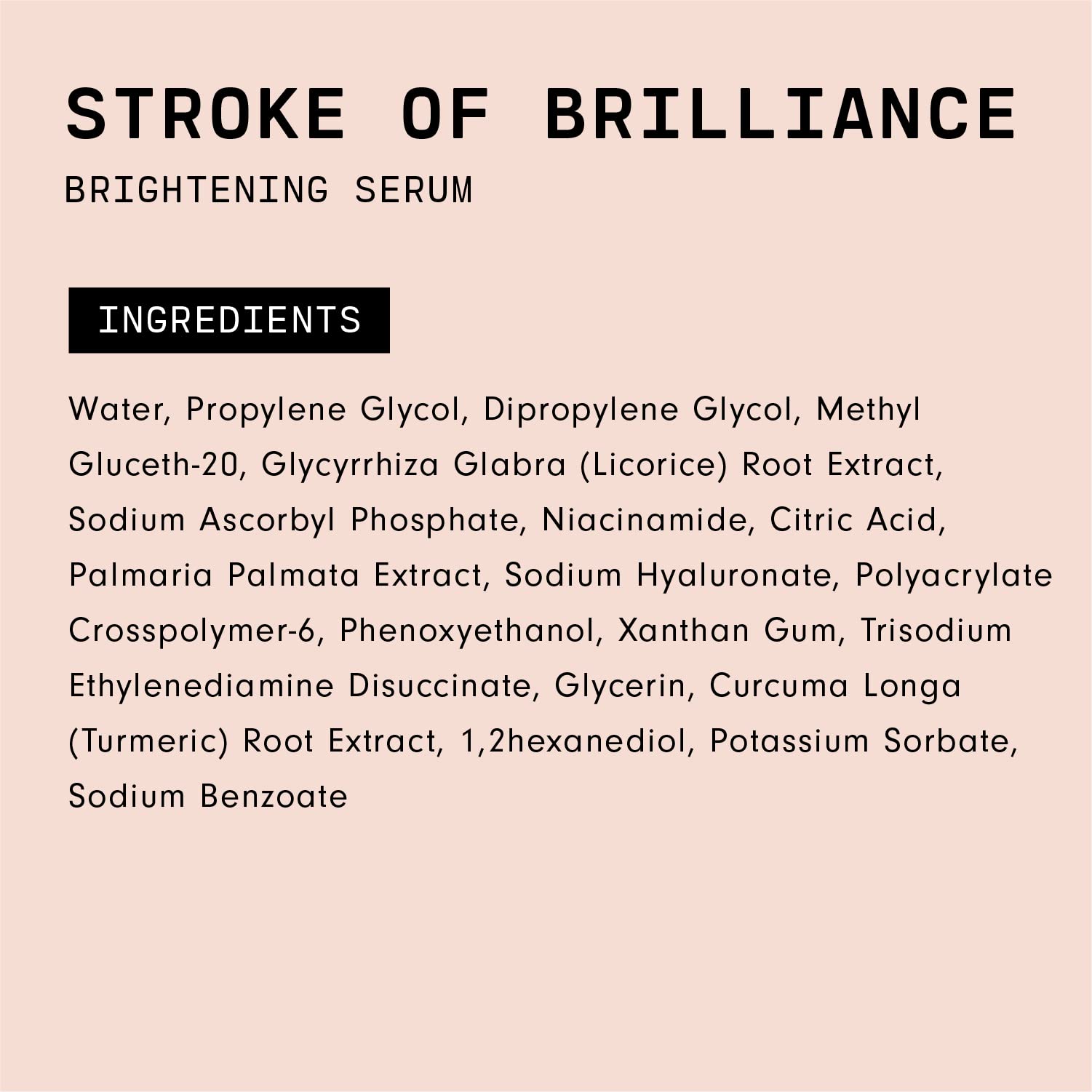 Versed Stroke of Brilliance Serum ready for your morning brightening routine.