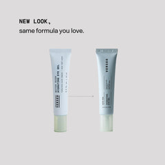 Dispensing Versed Water Rush Eye Gel for quick absorption demonstration.