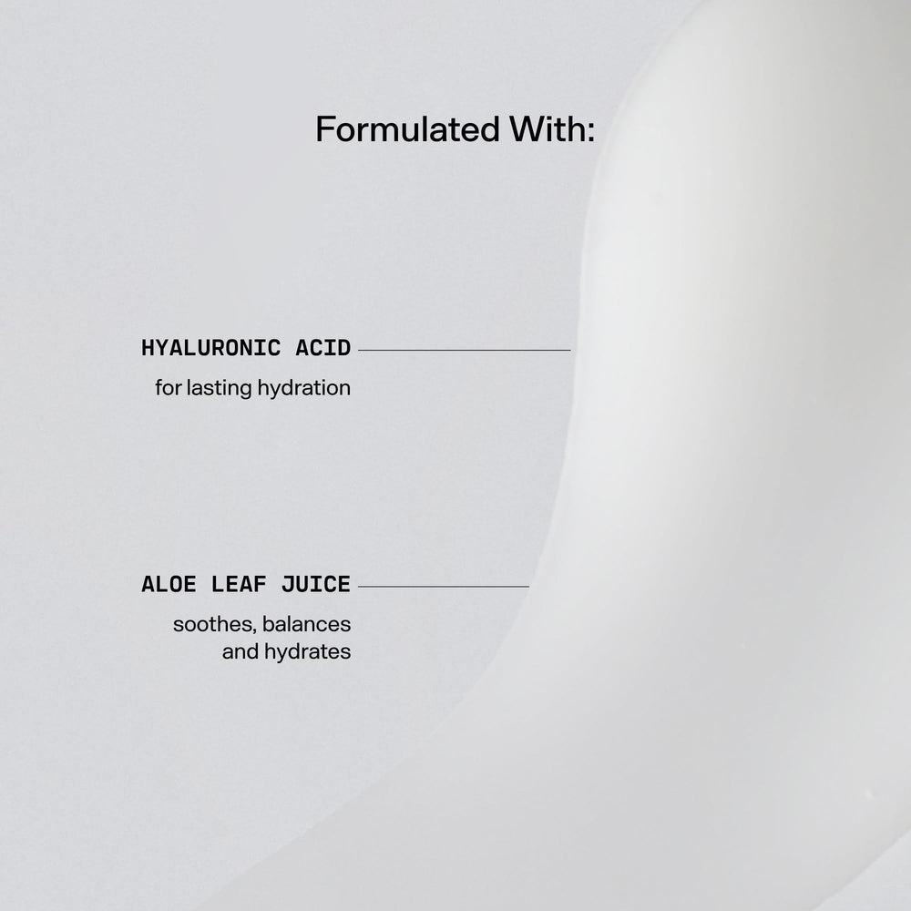 Under-eye area hydrated with Versed Water Rush Eye Gel after application.