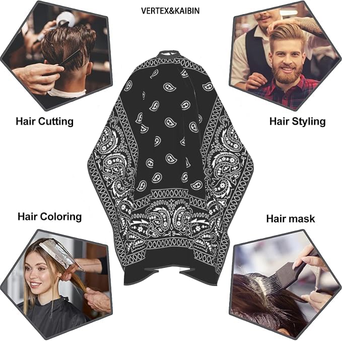VERTEX&KAIBIN barber cape men-women-use versatile for all clients.