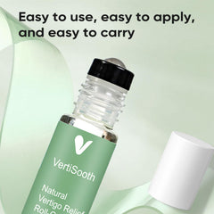 VERTISOOTH roll-on glides smoothly for precise temple and neck application.