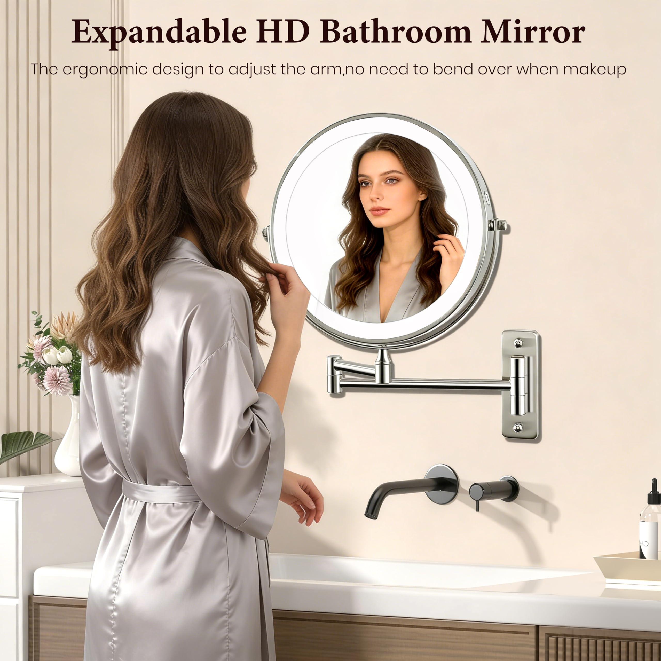 VESAUR nano-coating keeps mirror clear in steam and moisture