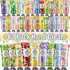 VESPRO 182-pack hand cream set variety scents for daily hydration.