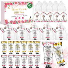 VESPRO 50-pack Christian hand cream gifts packaging ideal bulk gifting option