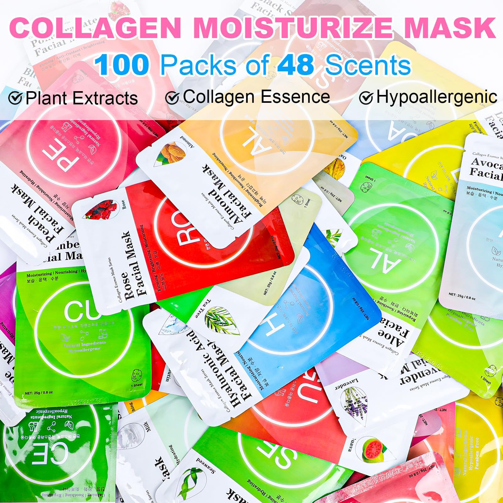 VESPRO collagen essence sheet mask closeup application demonstrates even spread for comfortable wear.