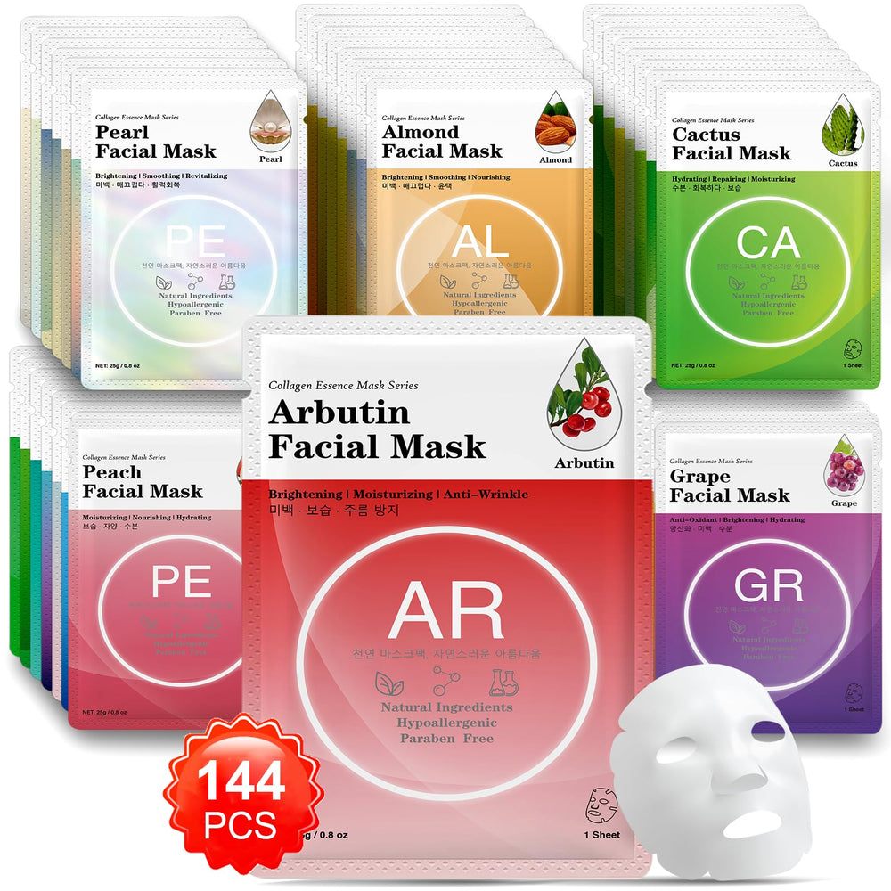 VESPRO collagen essence sheet mask collection helps hydration and smoothing.
