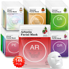 VESPRO collagen essence sheet mask collection helps hydration and smoothing.