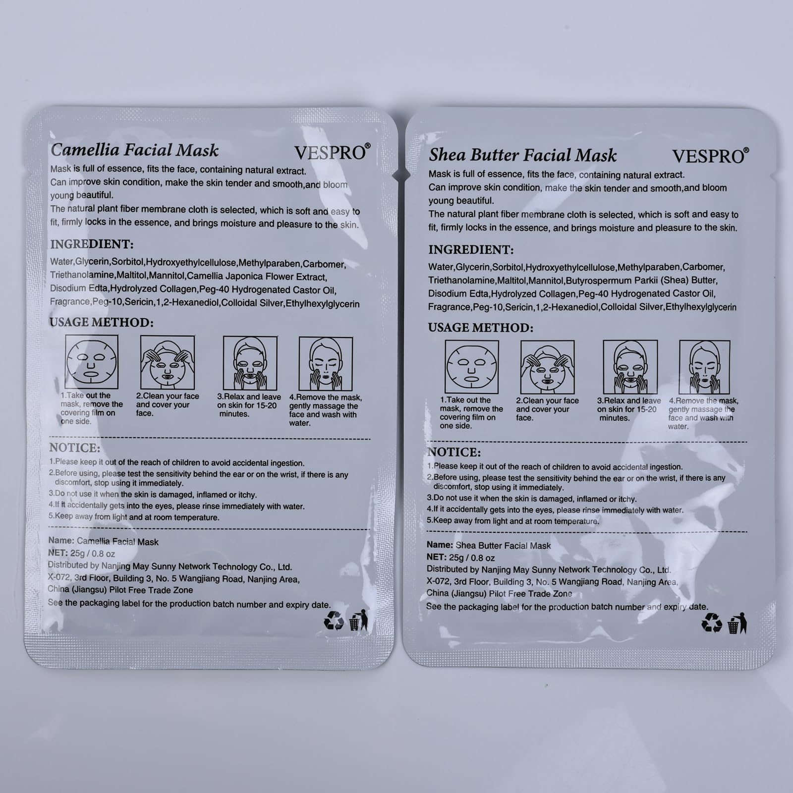 VESPRO collagen essence sheet mask gift set suggests a thoughtful skincare gift option.