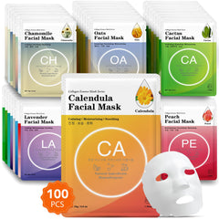VESPRO collagen essence sheet mask packaging showcasing bulk value and hydration-ready sheets.