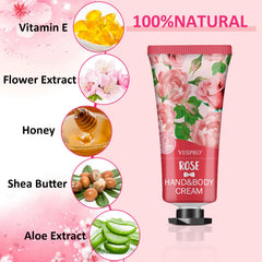 VESPRO hand cream mini travel-size bottles for on-the-go moisture.