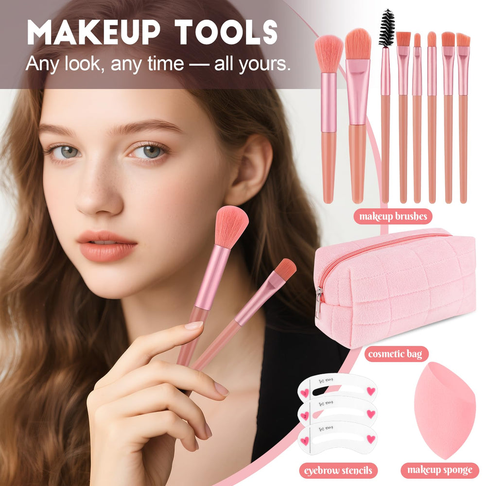 VESPRO makeup brush set offers precise blending for professional-grade results