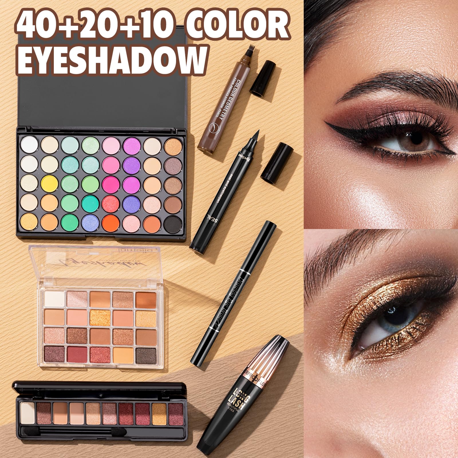 VESPRO concealer palette offers skin-smoothing options for quick coverage.