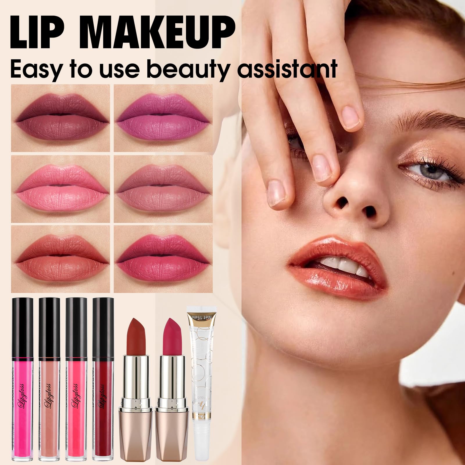 VESPRO primer and pressed powder for smoother skin and long-lasting finish.