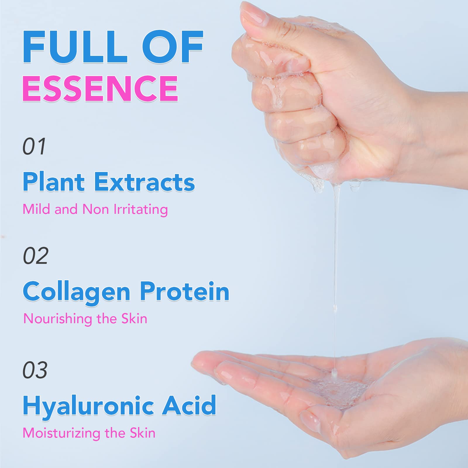 VESPRO natural ingredients with mild formula for sensitive or dry skin