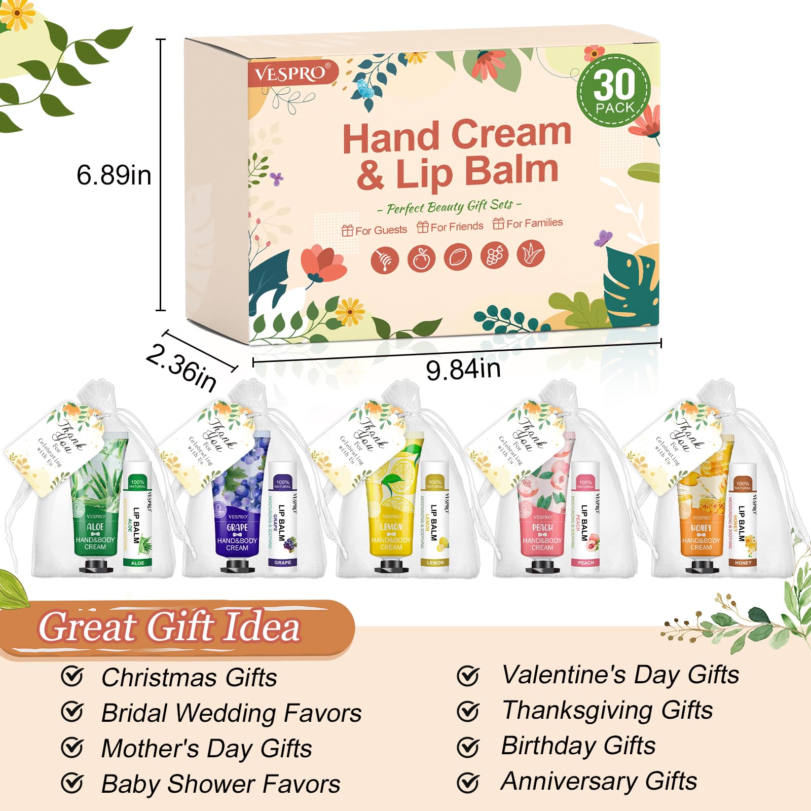 VESPRO lip balm provides non-greasy moisture and soothing relief.