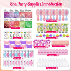 VESPRO spa party eye patches for brightening spa night