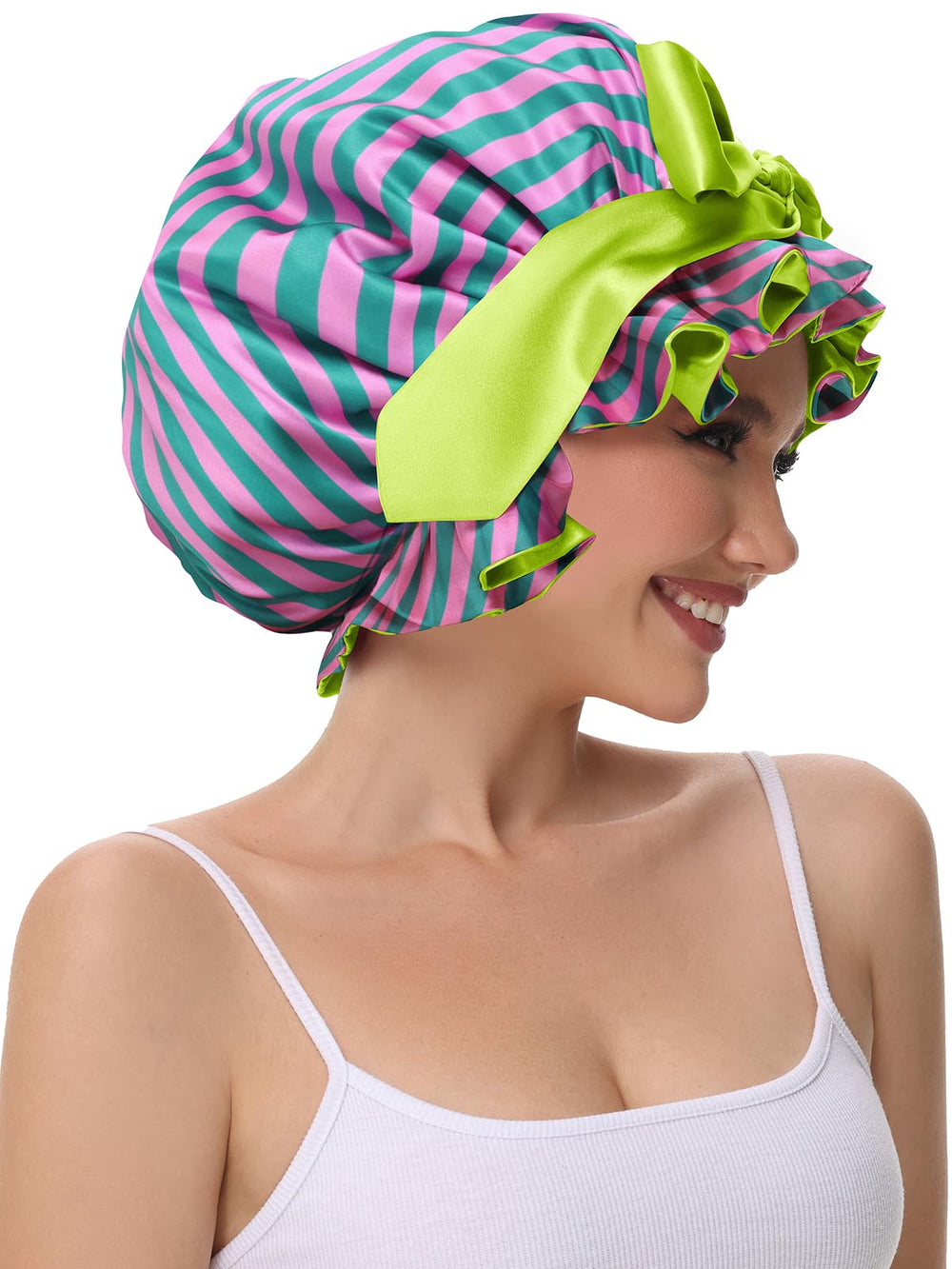 Vettres head wrap for curly hair showcases versatile daily-use.