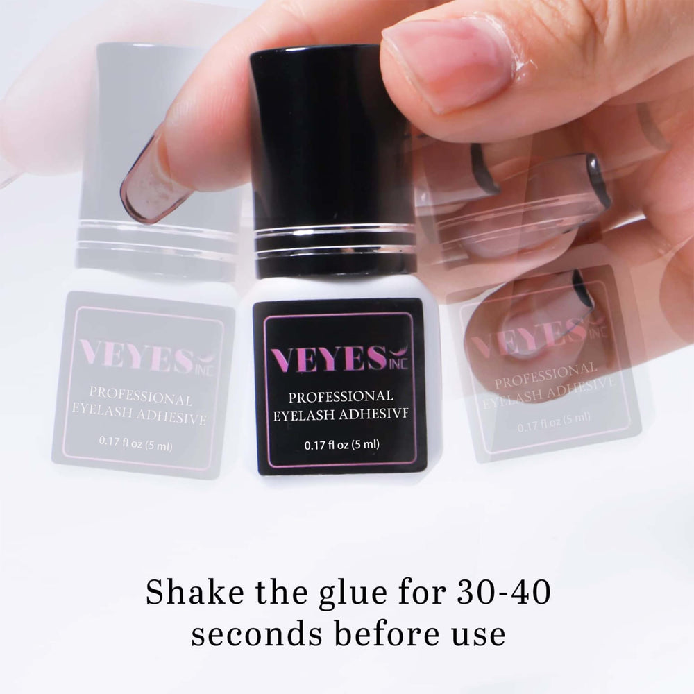 VEYES INC eyelash extension glue 8 weeks retention close-up hints long-lasting lash retention