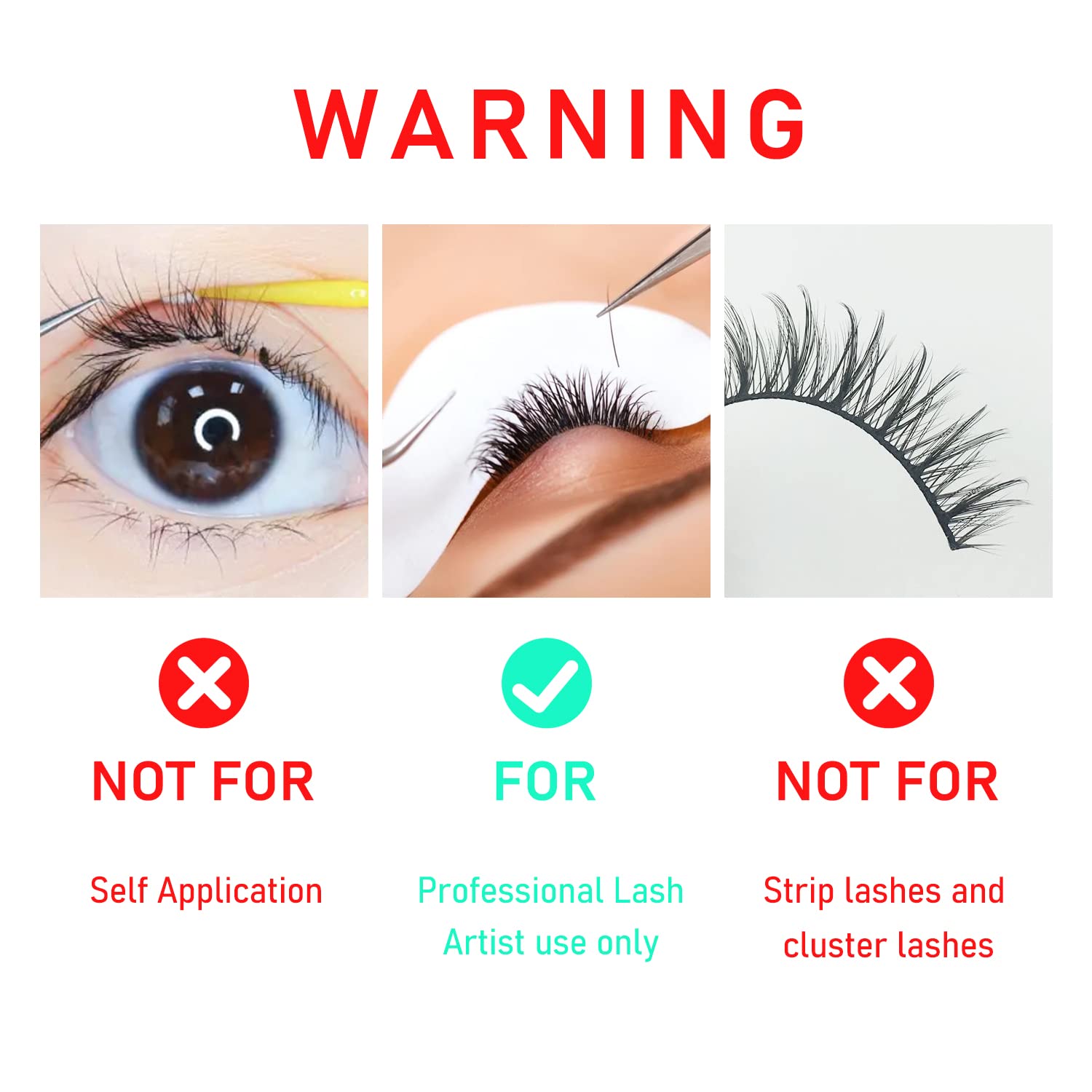 VEYES INC eyelash extension glue fast-drying close-up demonstrates 0.5-1 second set time