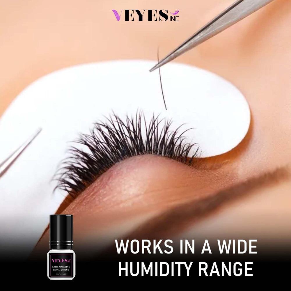 VEYES INC eyelash extension glue formaldehyde-free close-up signals safe salon use