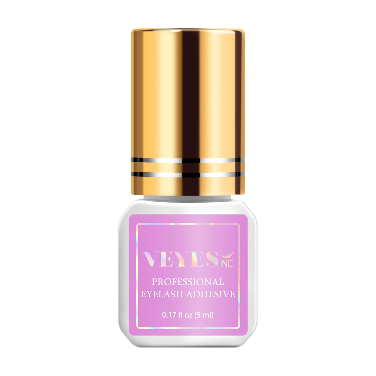 VEYES INC Lash Glue bottle shows fast-dry formula for efficient salon applications.