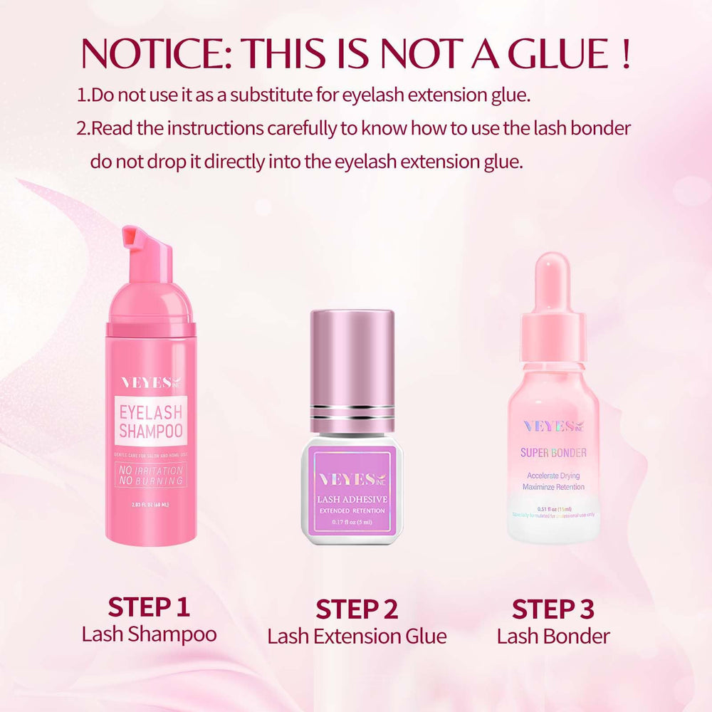 VEYES INC Super Lash Bonder waterproof formula helps lashes stay put even after cleansing.
