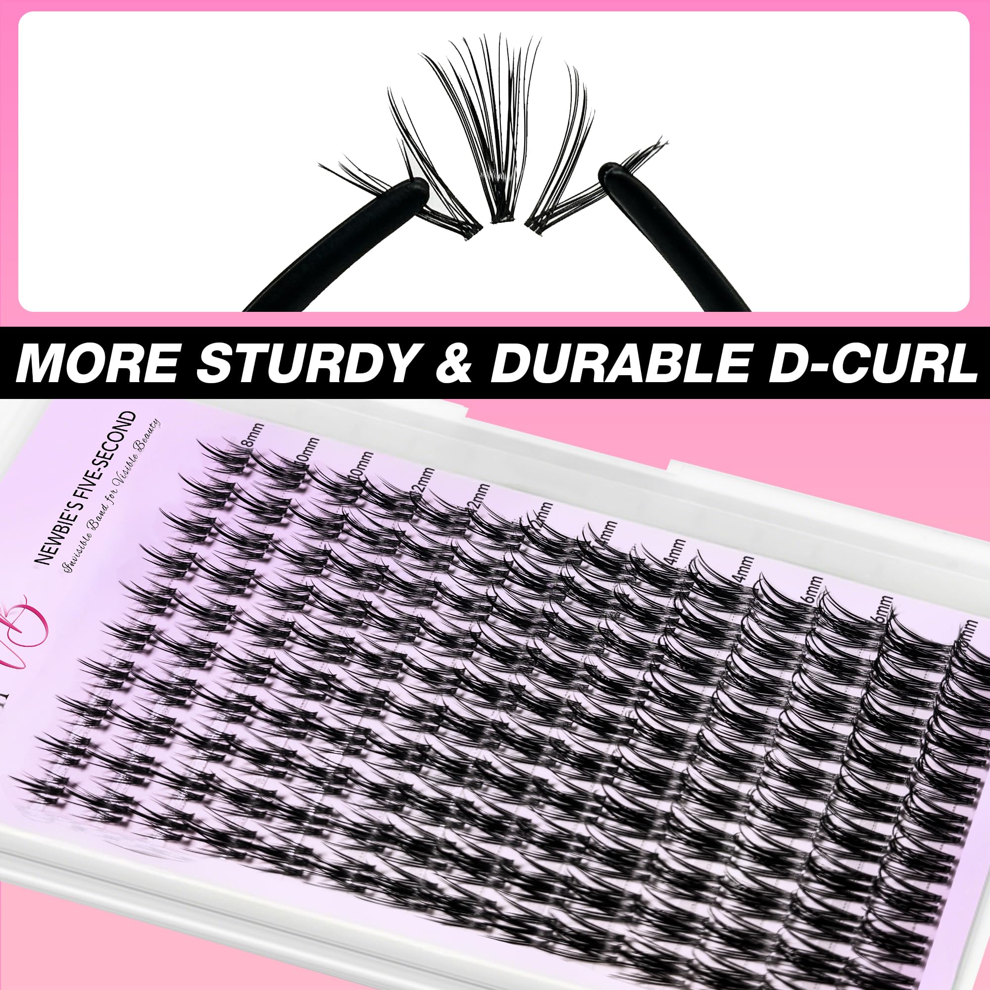 VEYESBEAUTY Camellia Lashes 8-18mm mixed length for natural fluff