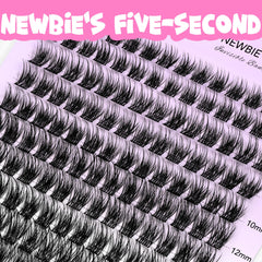 VEYESBEAUTY five-second clusters demonstrate quick, beginner-friendly application