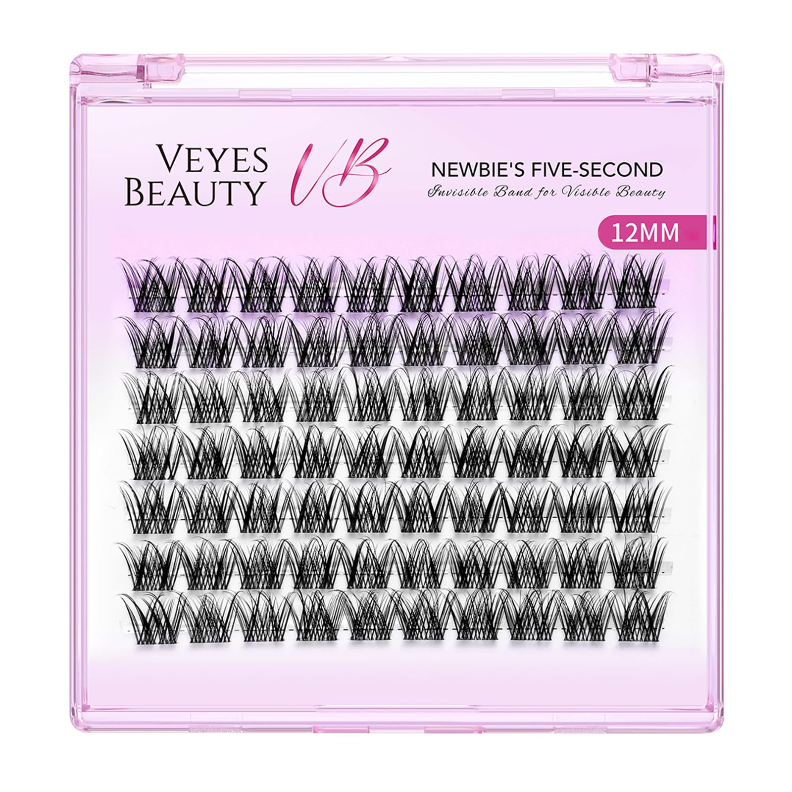 VEYESBEAUTY five-second lashes tray speeds morning makeup routine.