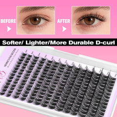 VEYESBEAUTY fluffy clusters offer long wear during holidays
